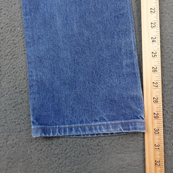 Vintage Wrangler Jeans Mens 34x31 (32x29) Blue Cowboy Denim 13MWZ Western - Picture 8 of 10